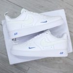 Giày Nike Air Force 1 07 LV8 White Dark Marina Blue Best Quality