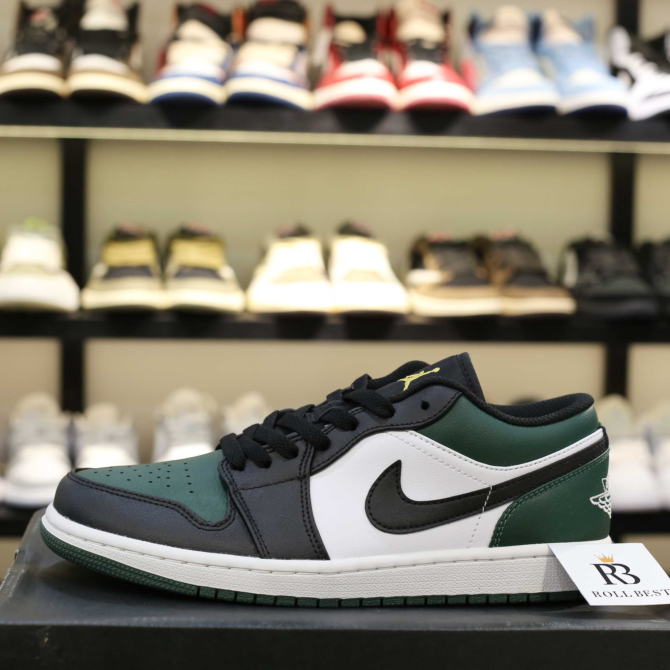 Giày Nike Air Jordan 1 Low Green Toe Best Quality