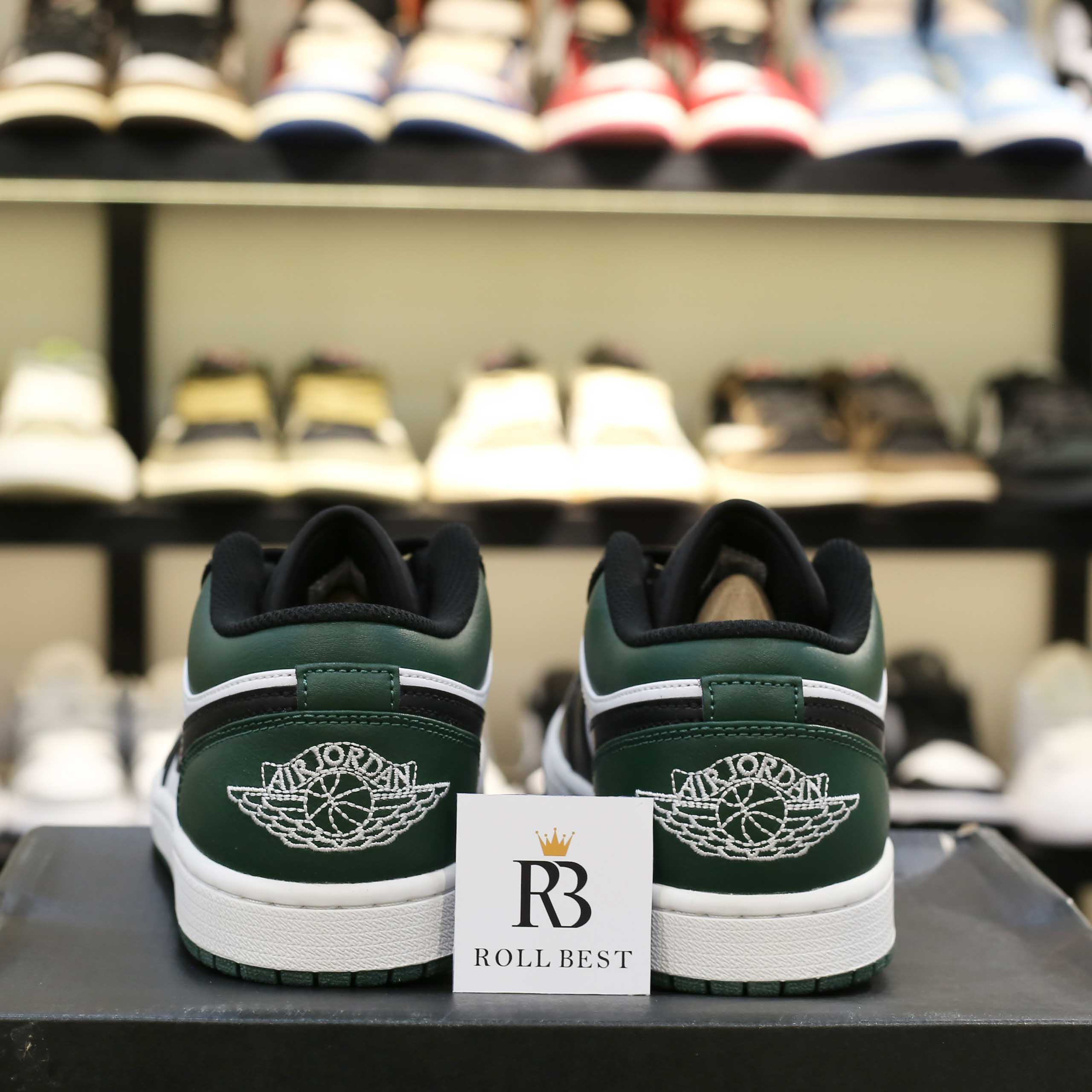 Giày Nike Air Jordan 1 Low Green Toe Best Quality