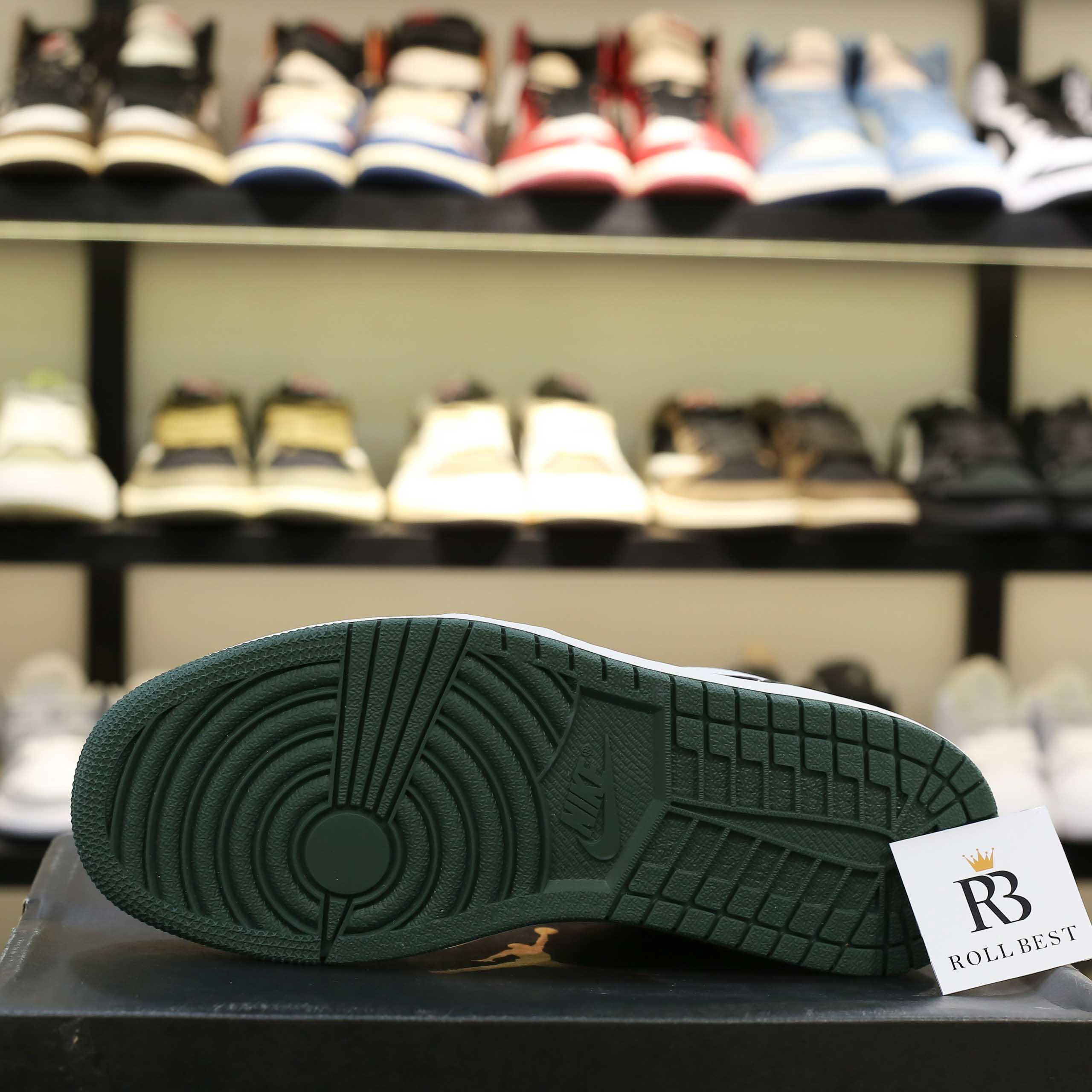 Giày Nike Air Jordan 1 Low Green Toe Best Quality