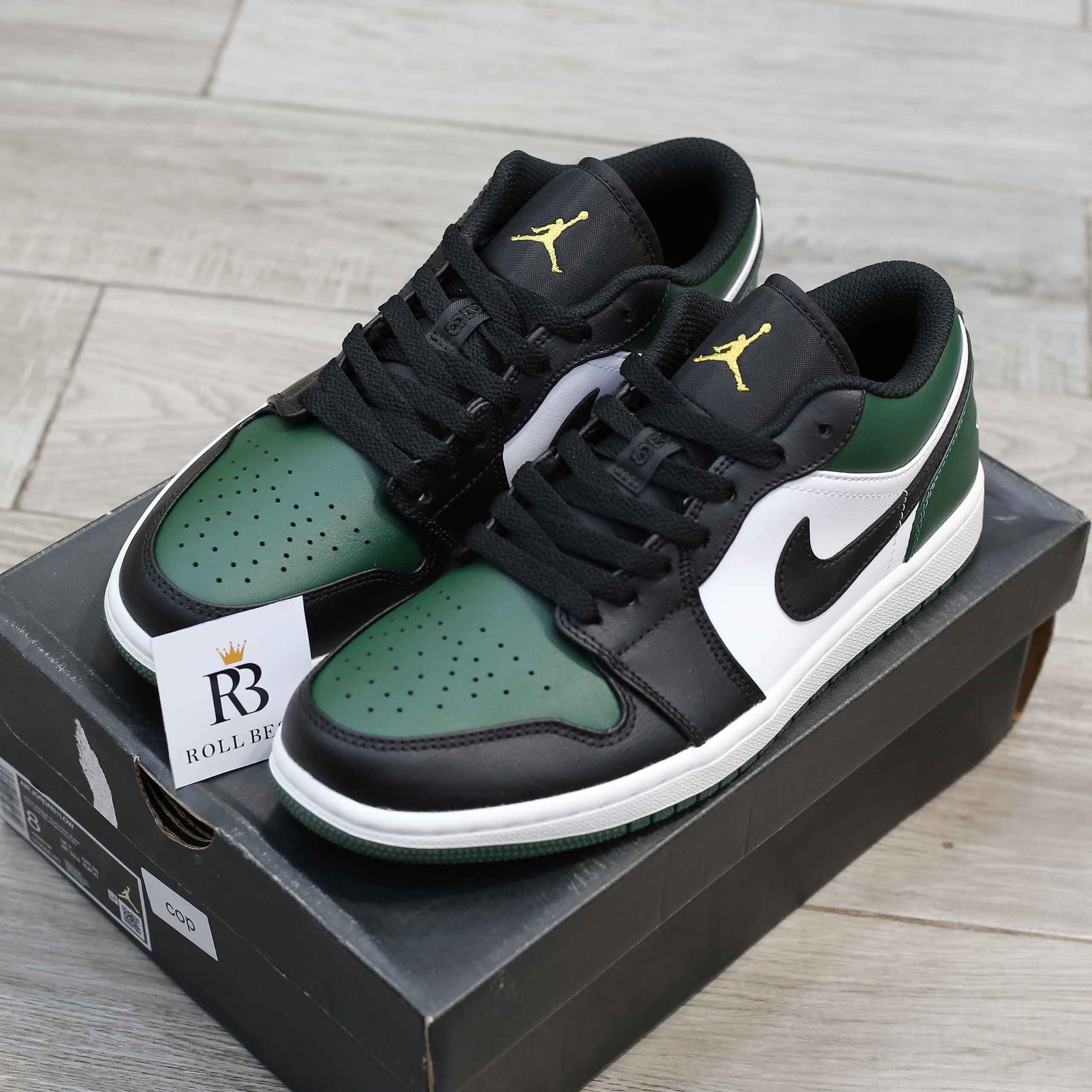 Giày Nike Air Jordan 1 Low Green Toe Best Quality
