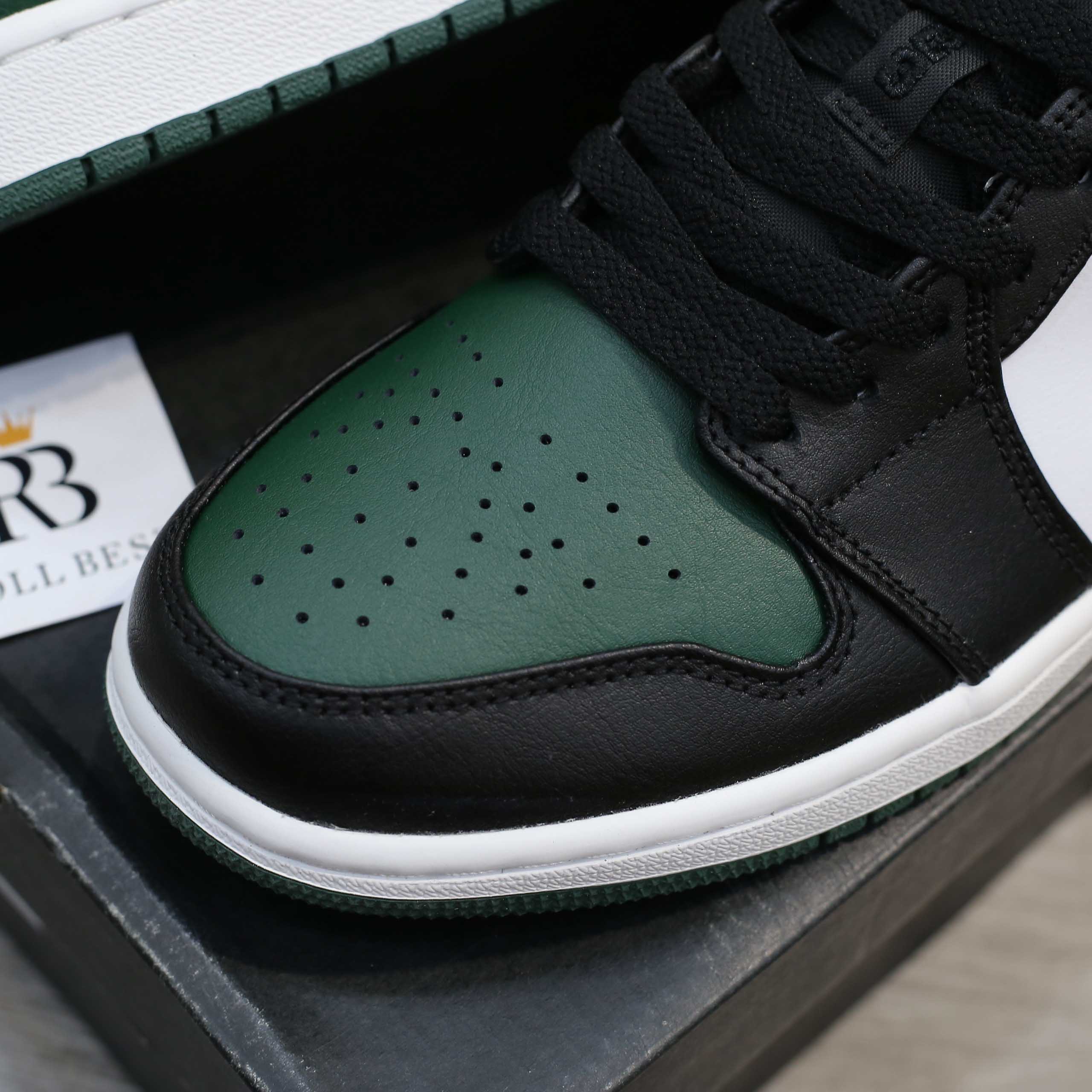 Giày Nike Air Jordan 1 Low Green Toe Best Quality