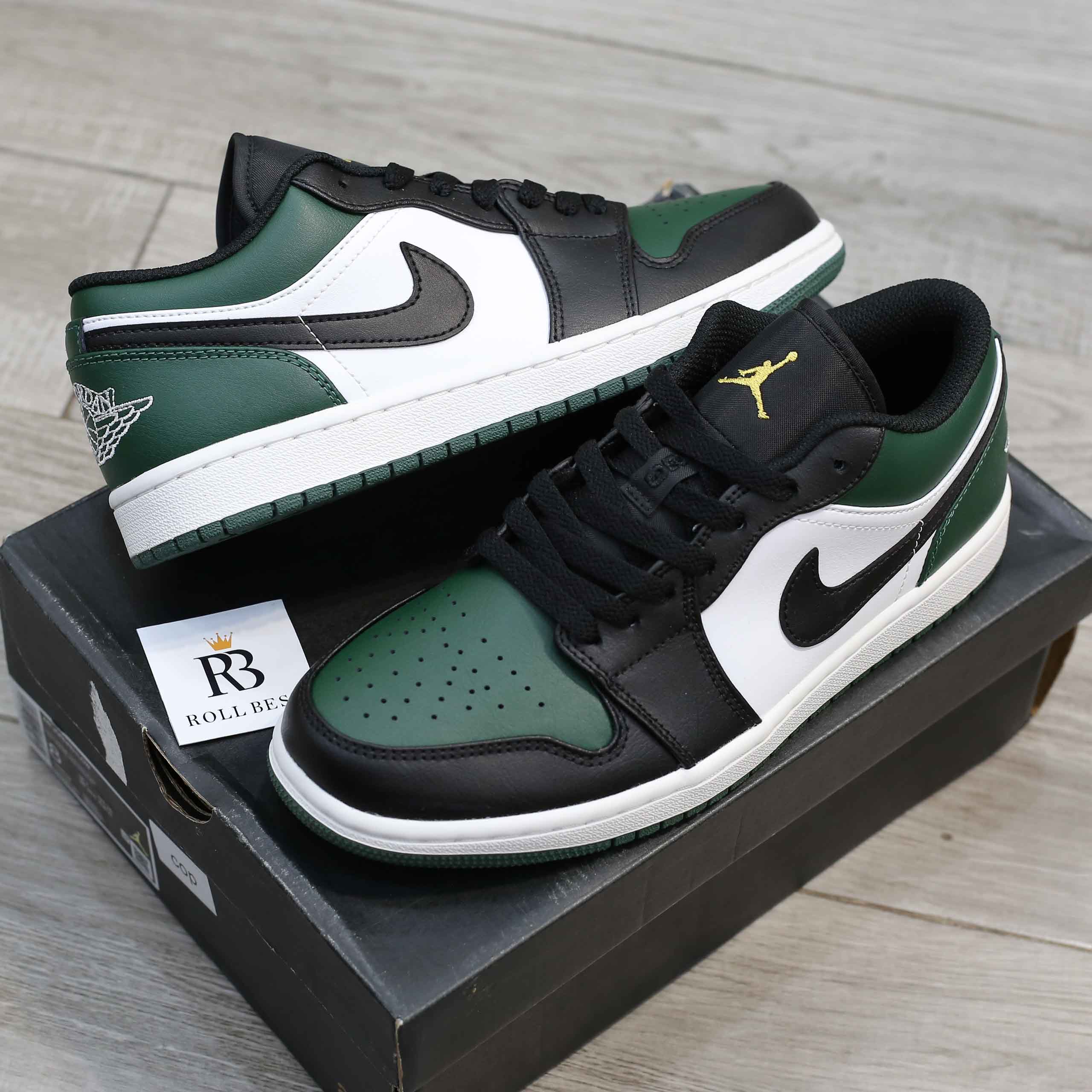 Giày Nike Air Jordan 1 Low Green Toe Best Quality