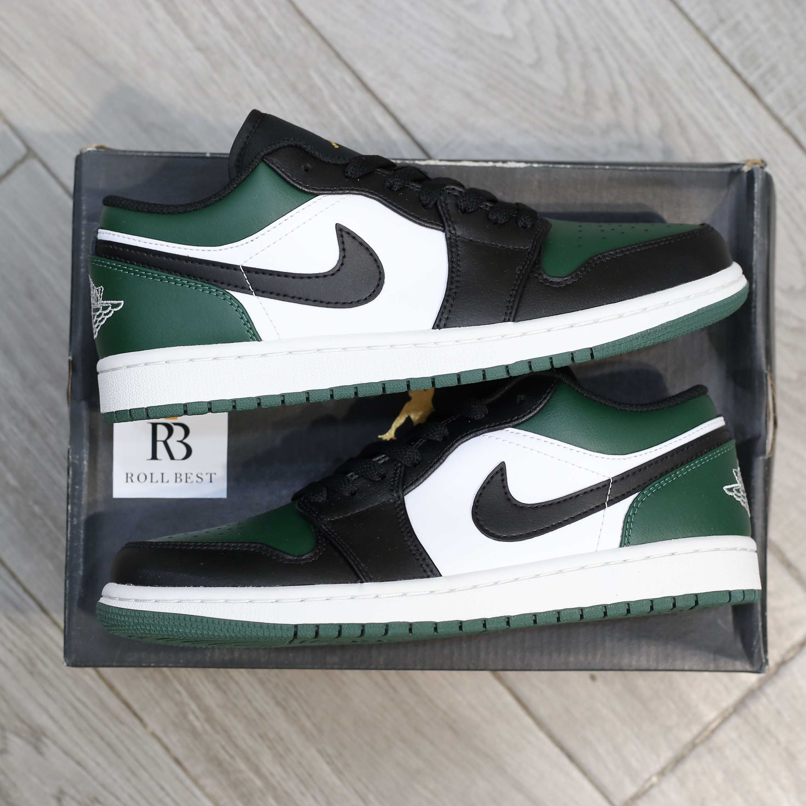Giày Nike Air Jordan 1 Low Green Toe Best Quality