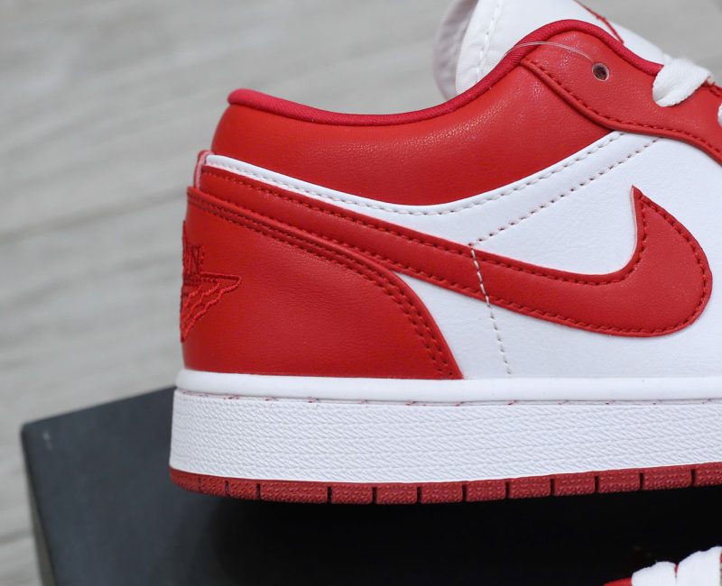 Giày Nike Air Jordan 1 Low Gym Red White Chuẩn 95% Auth