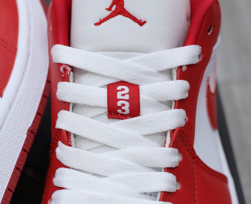 Giày Nike Air Jordan 1 Low Gym Red White Chuẩn 95% Auth