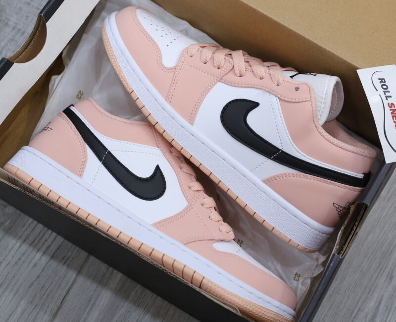 Giày Nike Air Jordan 1 Low 'Light Arctic Pink' Like Auth