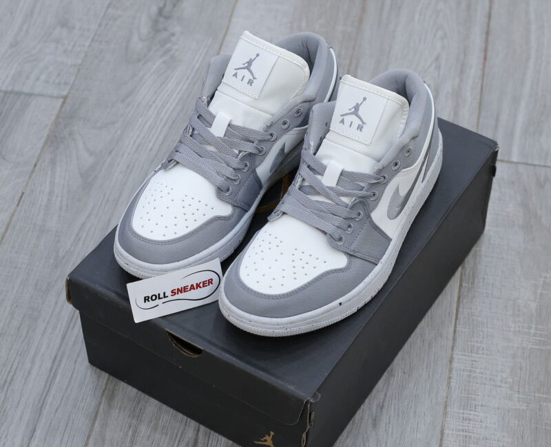Giày Nike Air Jordan 1 Low Light ‘Steel Grey’ Like Auth