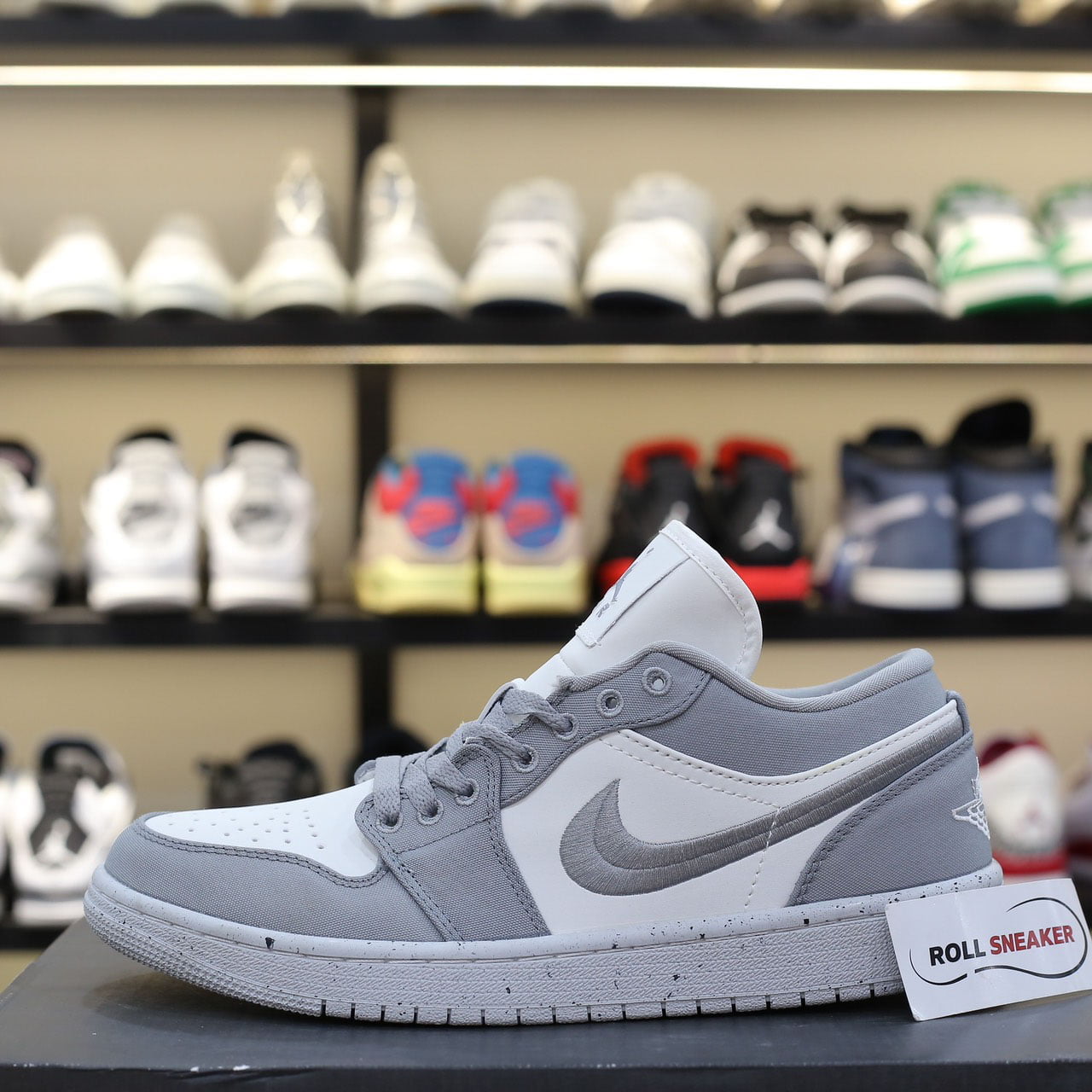 Giày Nike Air Jordan 1 Low Light ‘Steel Grey’ Like Auth