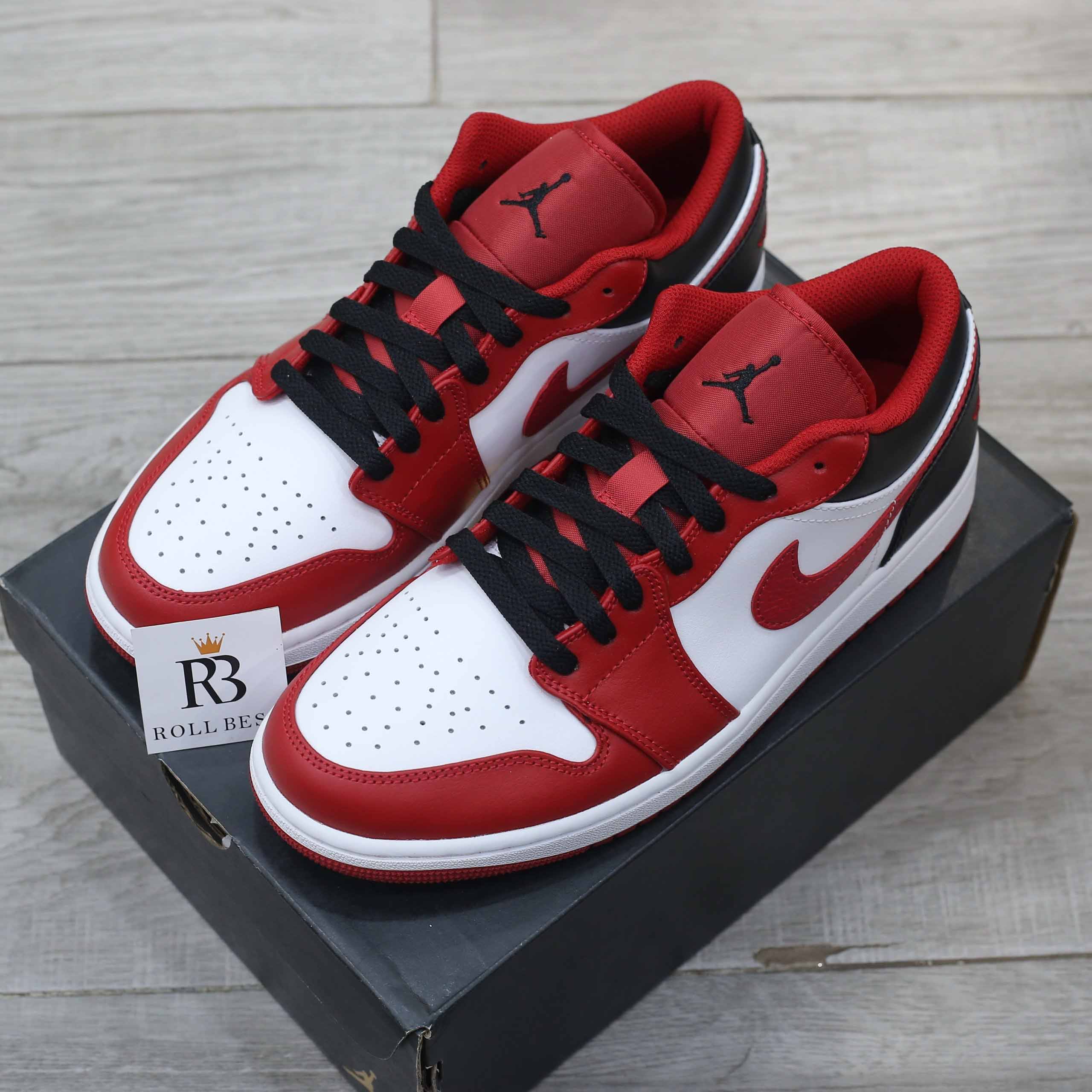 Giày Nike Air Jordan 1 Low ‘Reverse Black Toe’ Best Quality