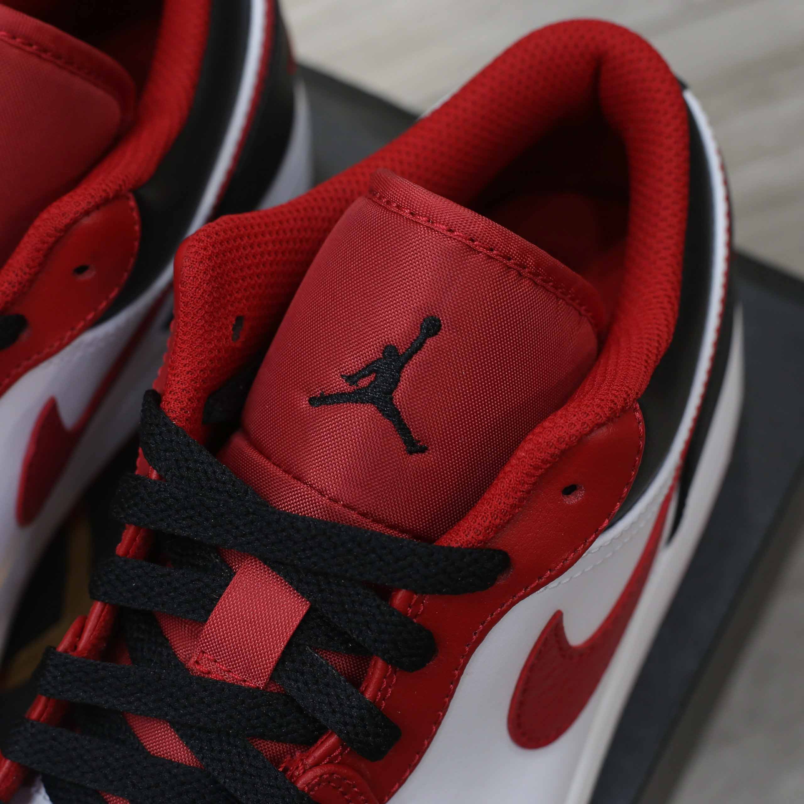 Giày Nike Air Jordan 1 Low ‘Reverse Black Toe’ Best Quality