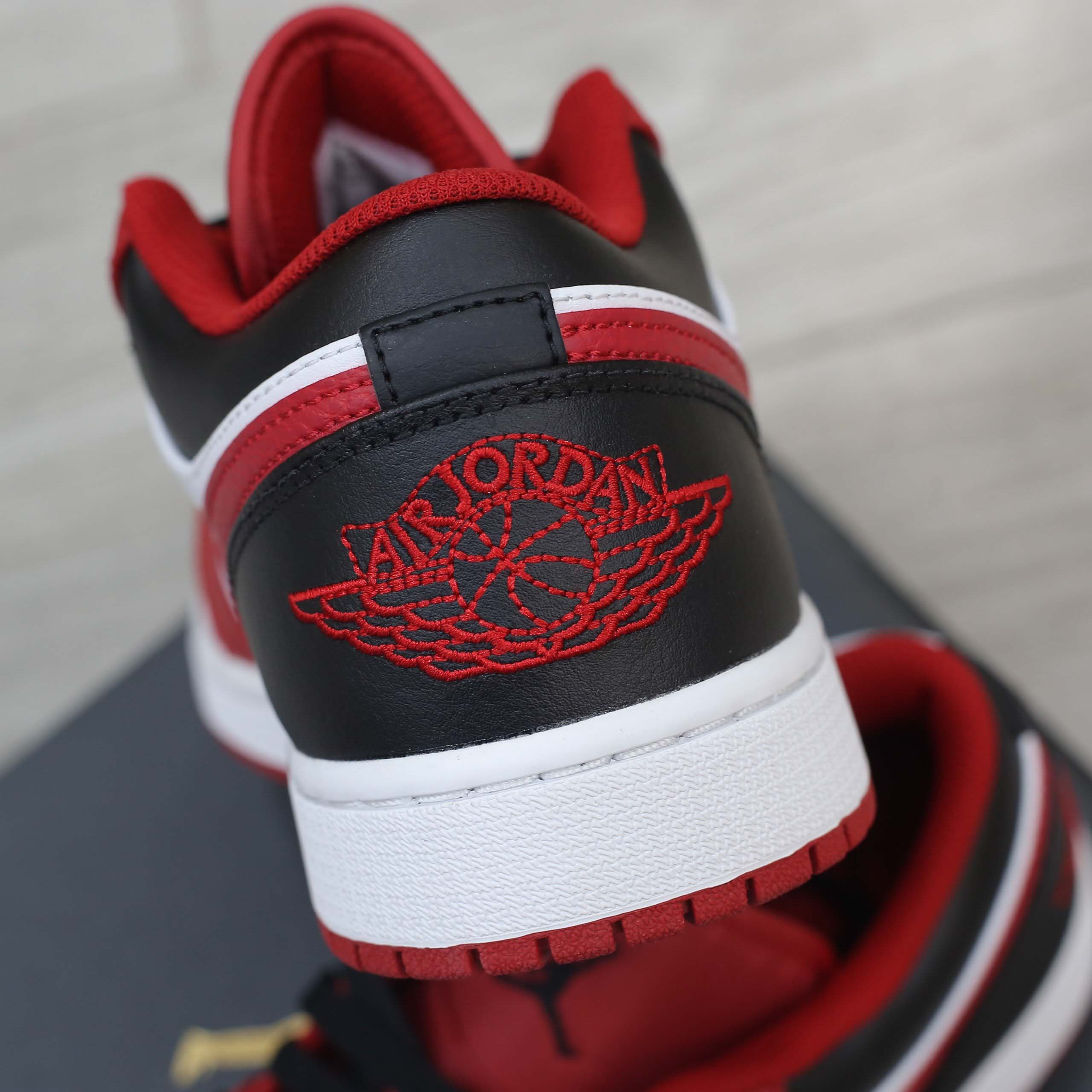 Giày Nike Air Jordan 1 Low ‘Reverse Black Toe’ Best Quality