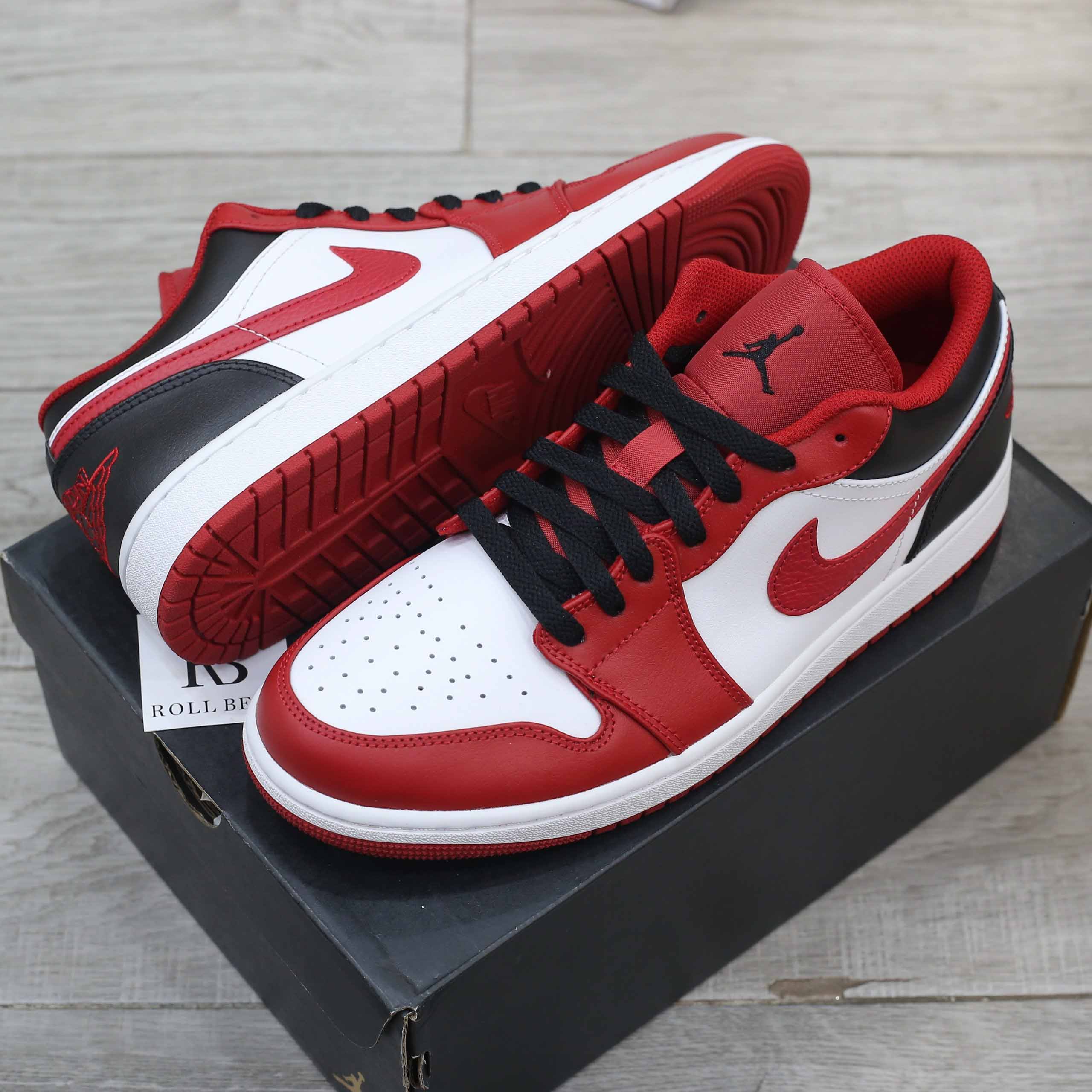Giày Nike Air Jordan 1 Low ‘Reverse Black Toe’ Best Quality