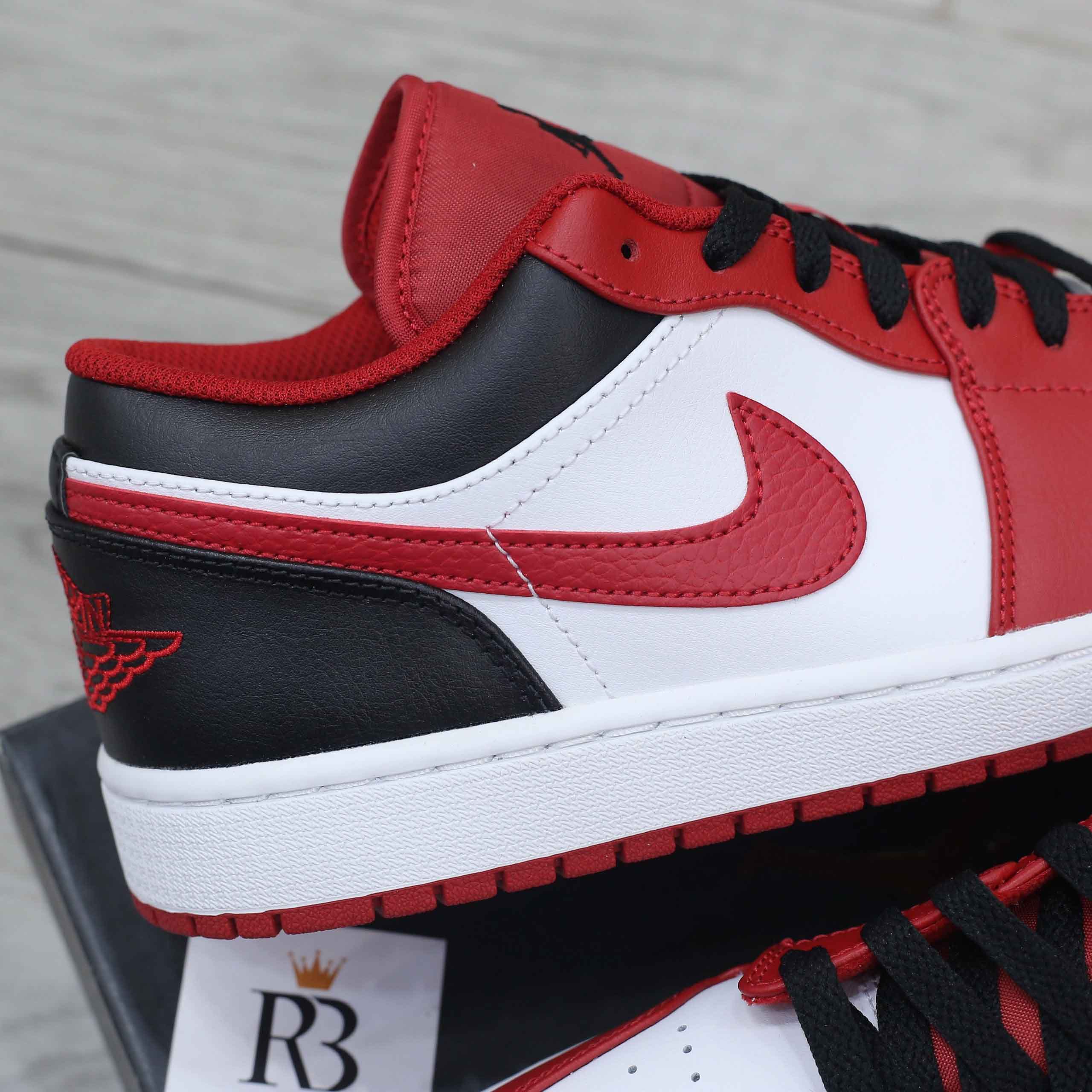 Giày Nike Air Jordan 1 Low ‘Reverse Black Toe’ Best Quality