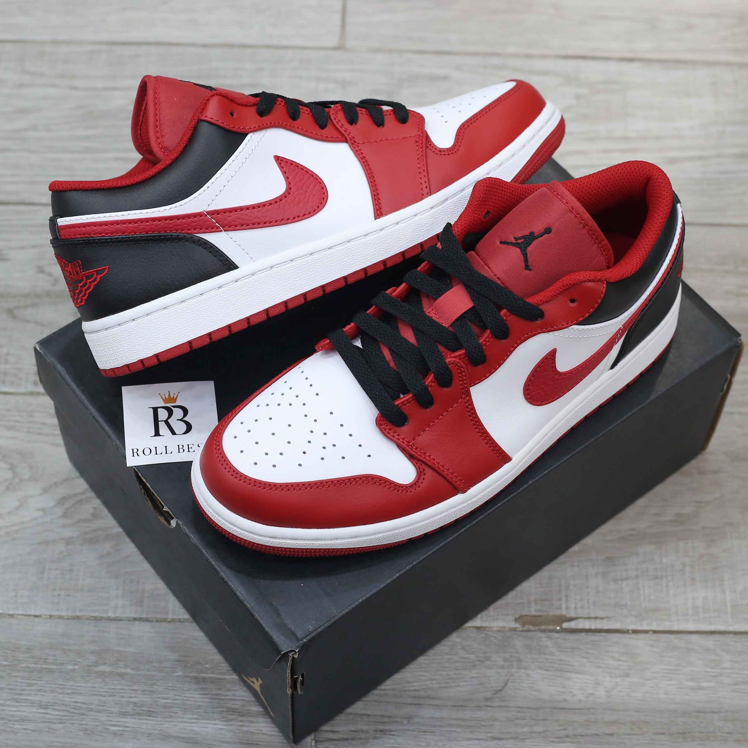 Giày Nike Air Jordan 1 Low ‘Reverse Black Toe’ Best Quality