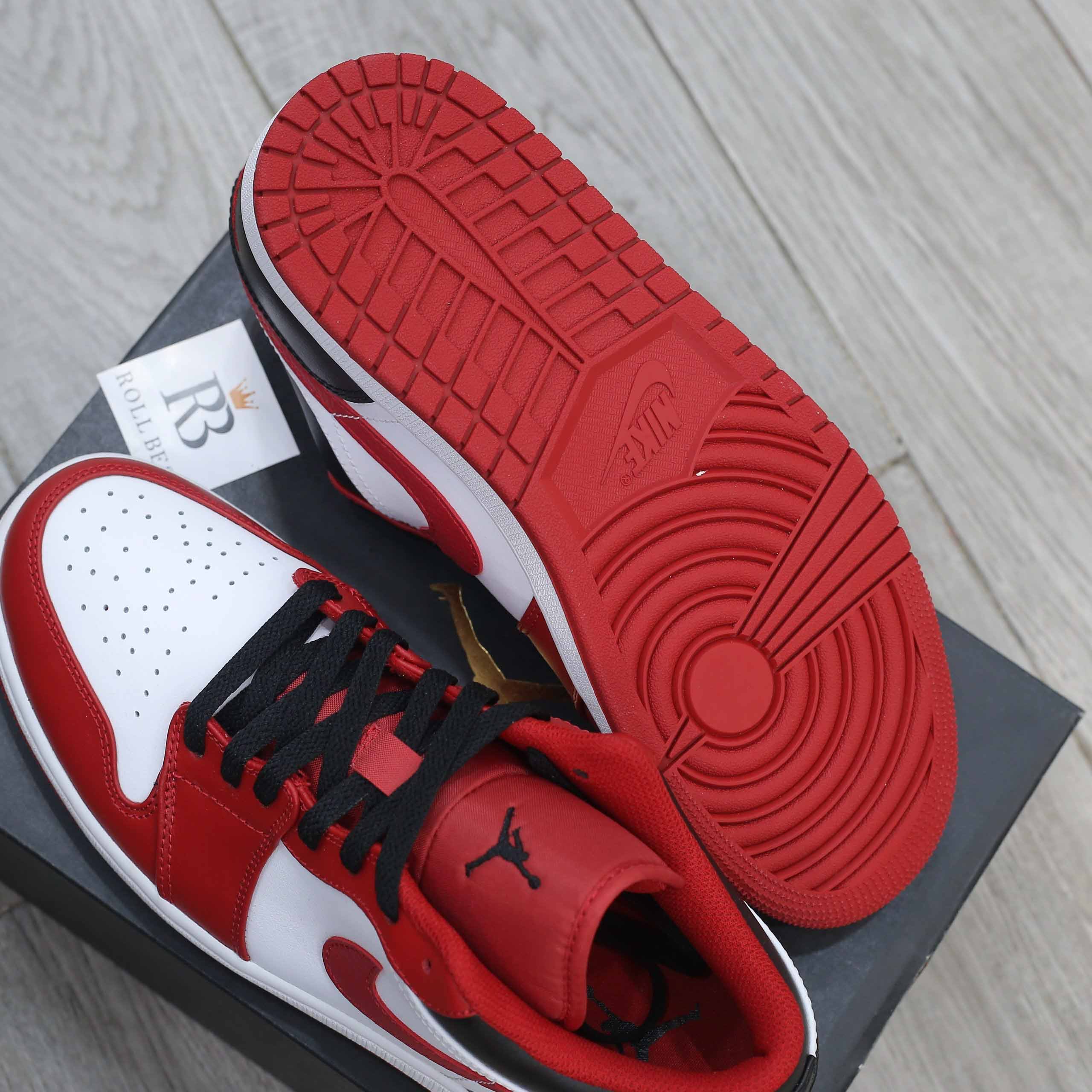 Giày Nike Air Jordan 1 Low ‘Reverse Black Toe’ Best Quality
