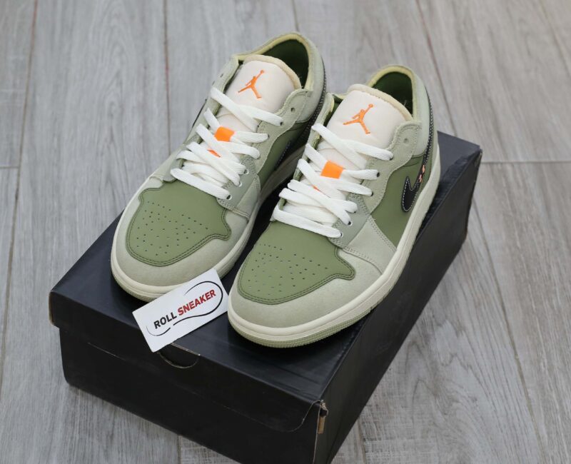 Giày Nike Air Jordan 1 Low SE Craft ‘Light Olive’ Best Quality
