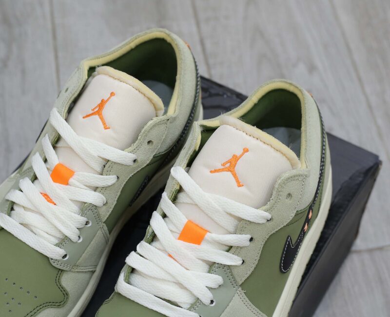 Giày Nike Air Jordan 1 Low SE Craft ‘Light Olive’ Best Quality