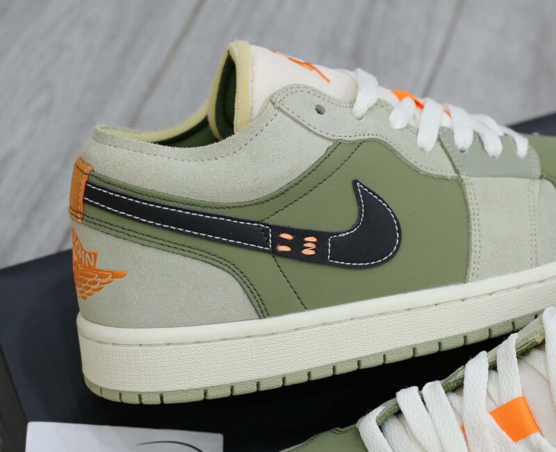 Giày Nike Air Jordan 1 Low SE Craft ‘Light Olive’ Best Quality