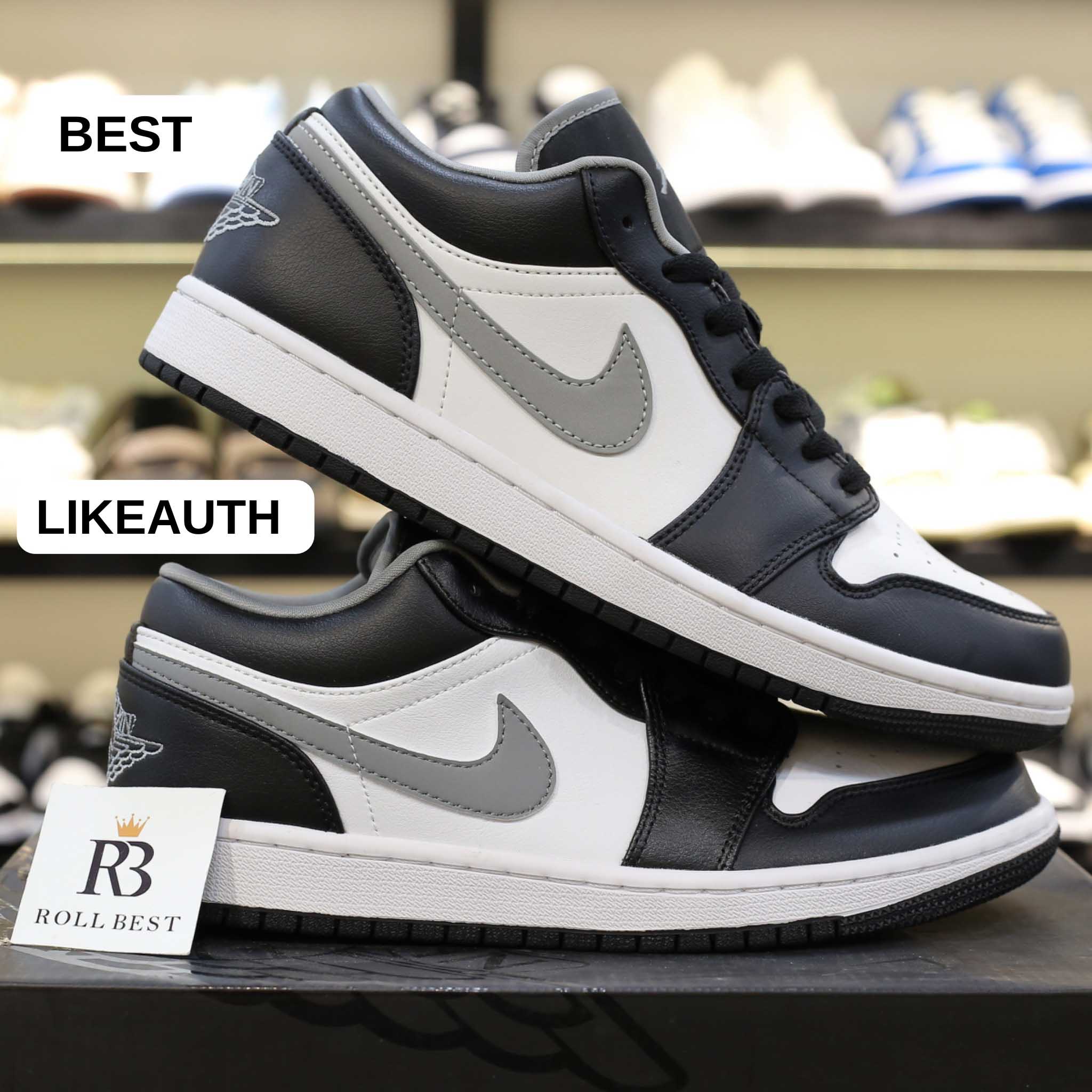 Giày Nike Air Jordan 1 Low Smoke Grey V3 Best Quality