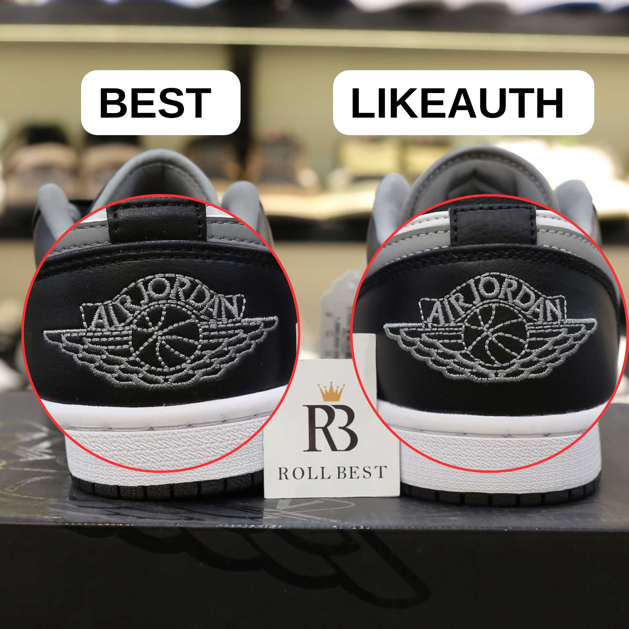 Giày Nike Air Jordan 1 Low Smoke Grey V3 Best Quality