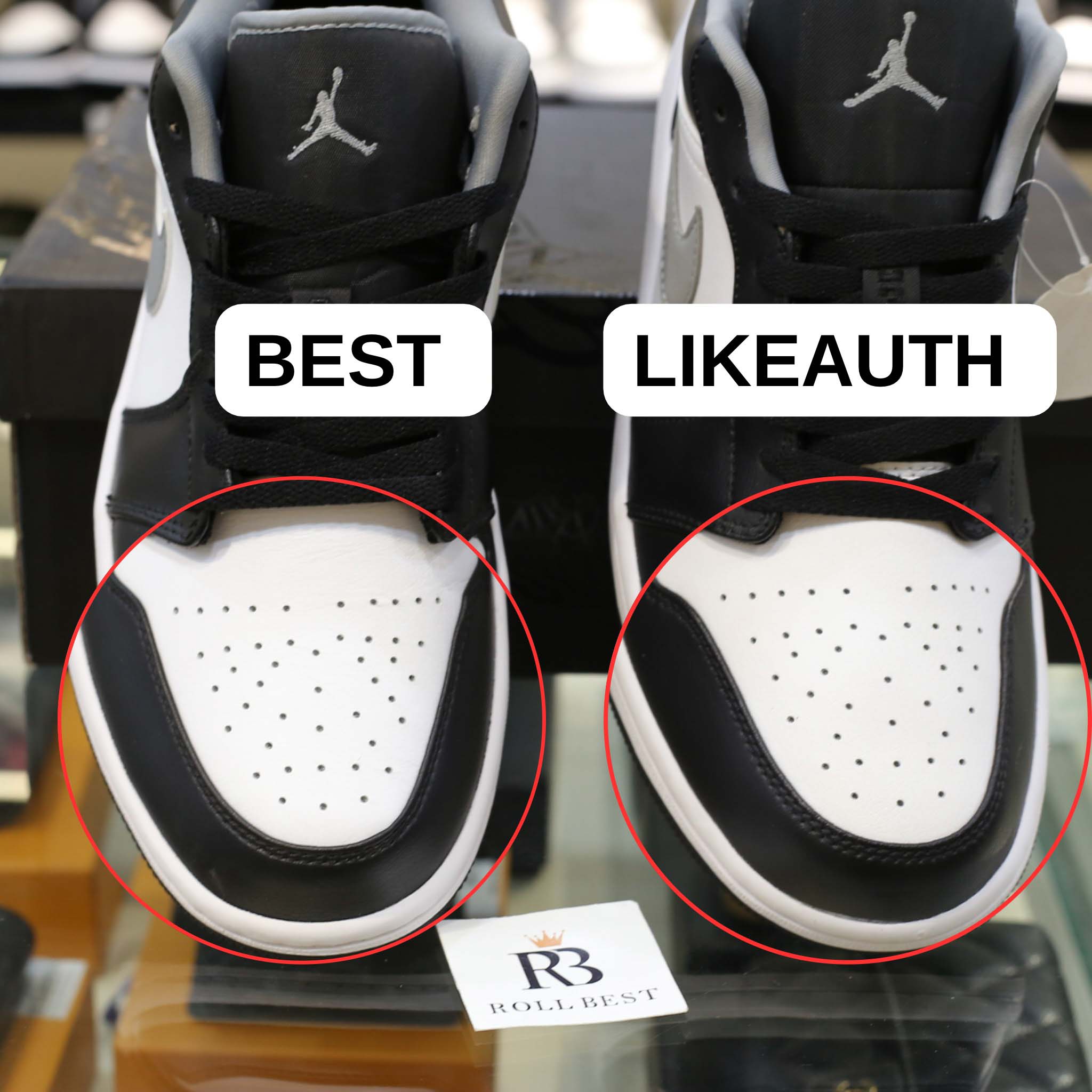 Giày Nike Air Jordan 1 Low Smoke Grey V3 Best Quality