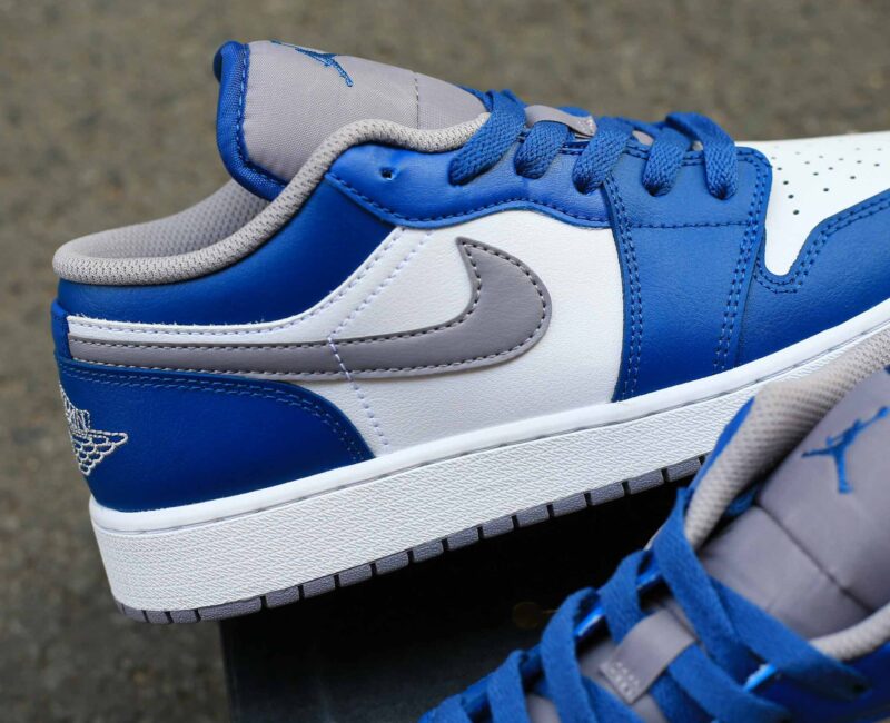 Giày Nike Air Jordan 1 Low ‘True Blue Cement’ Best Quality