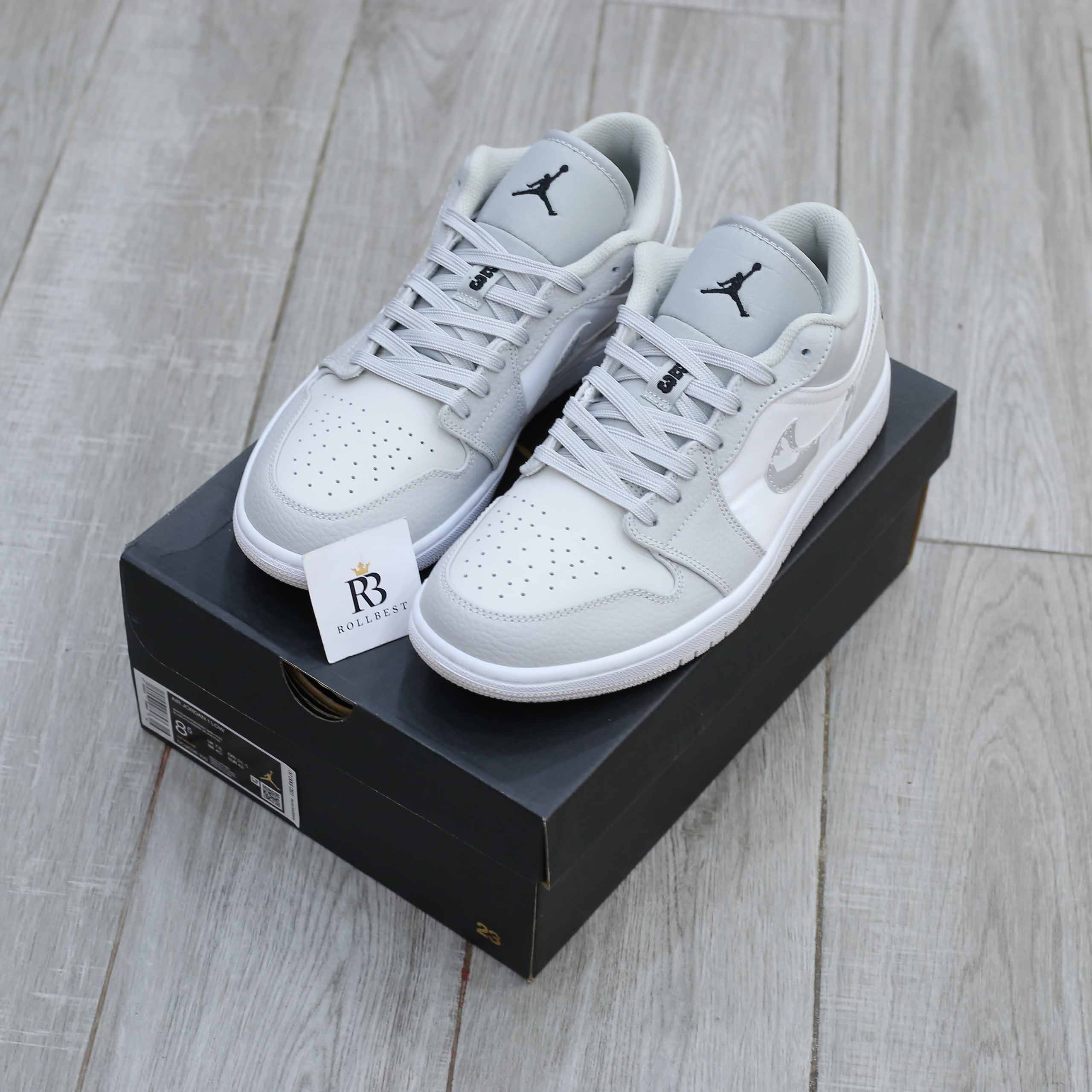Giày Nike Air Jordan 1 Low White Camo Best Quality