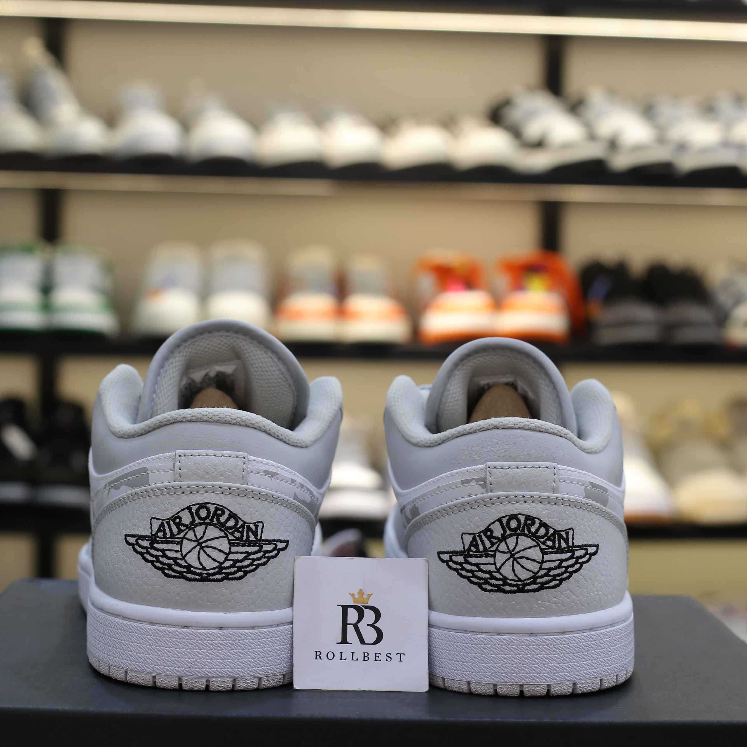 Giày Nike Air Jordan 1 Low White Camo Best Quality