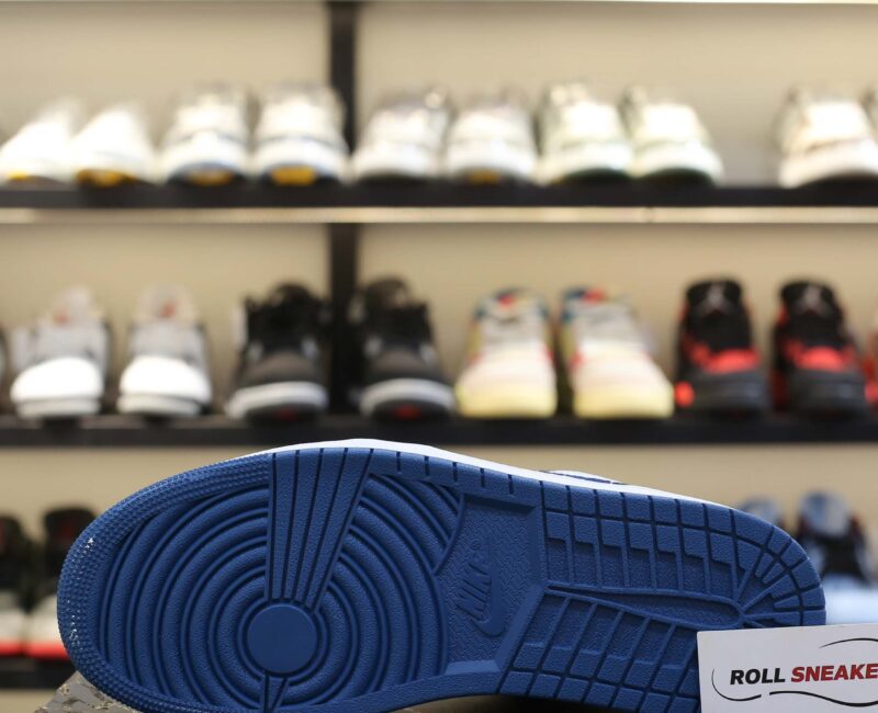 Giày Nike Air Jordan 1 Low ‘White Industrial Blue Siren Red’ Best Quality