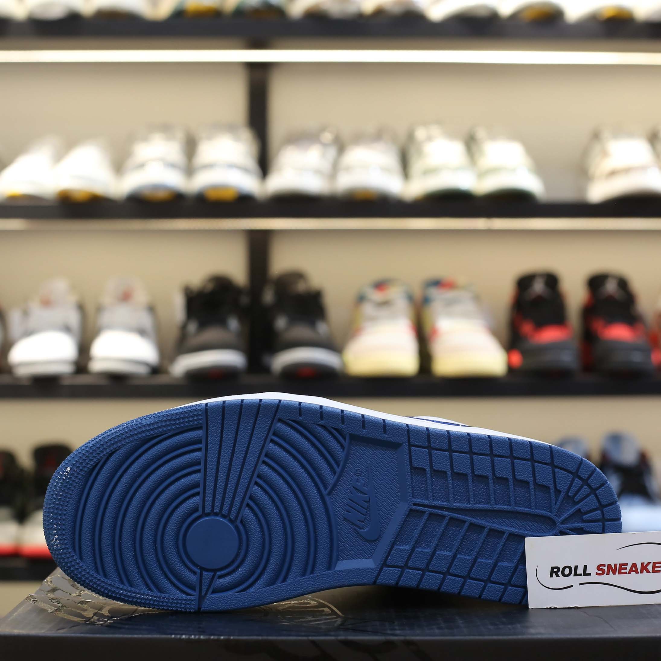 Giày Nike Air Jordan 1 Low ‘White Industrial Blue Siren Red’ Best Quality