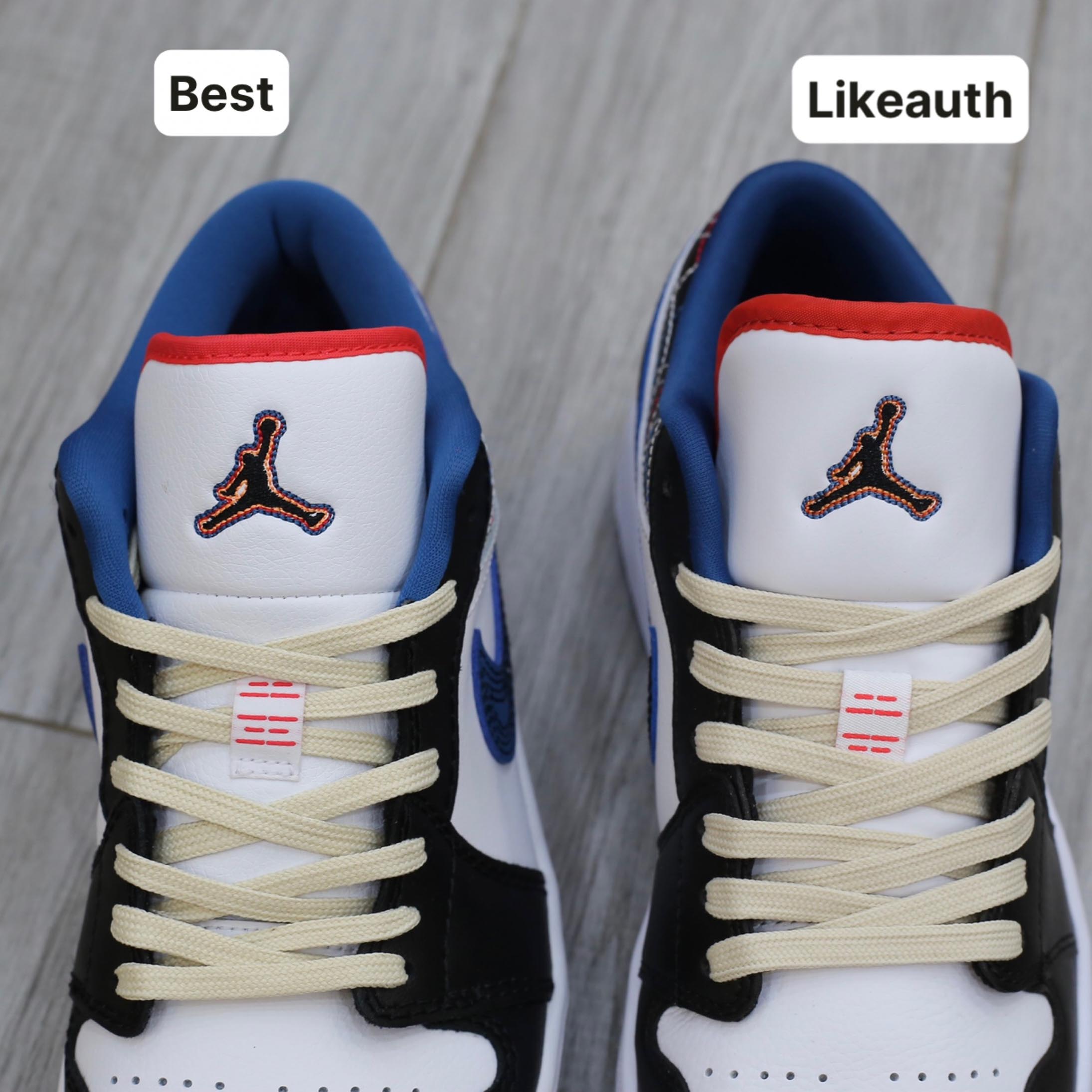 Giày Nike Air Jordan 1 Low ‘White Industrial Blue Siren Red’ Best Quality