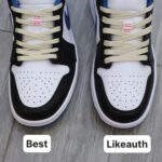 Giày Nike Air Jordan 1 Low ‘White Industrial Blue Siren Red’ Best Quality