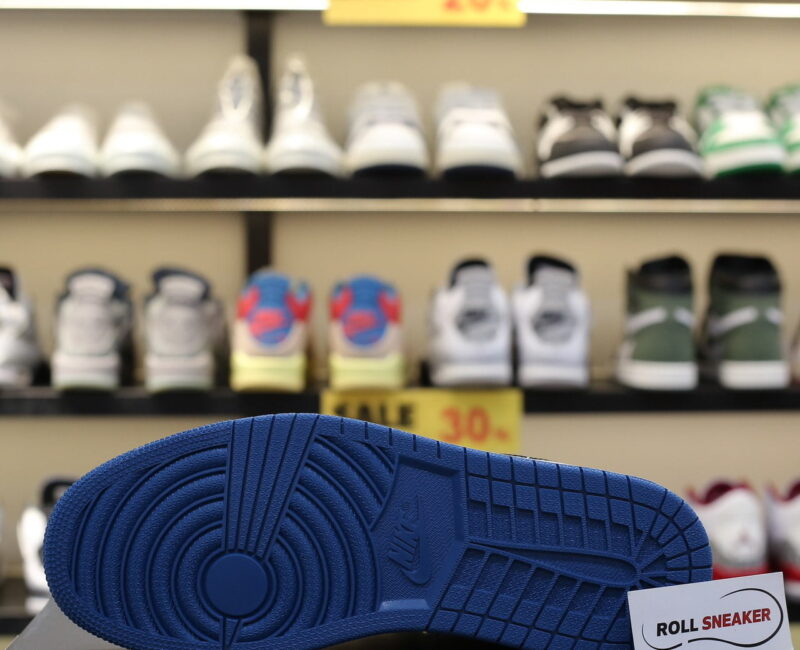 Giày Nike Air Jordan 1 Low ‘White Industrial Blue Siren Red’ Like Auth