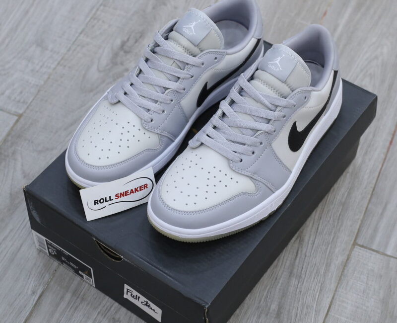 Giày Nike Air Jordan 1 Retro Low Golf ‘Wolf Grey’ Like Auth