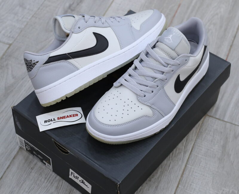 Giày Nike Air Jordan 1 Retro Low Golf ‘Wolf Grey’ Like Auth
