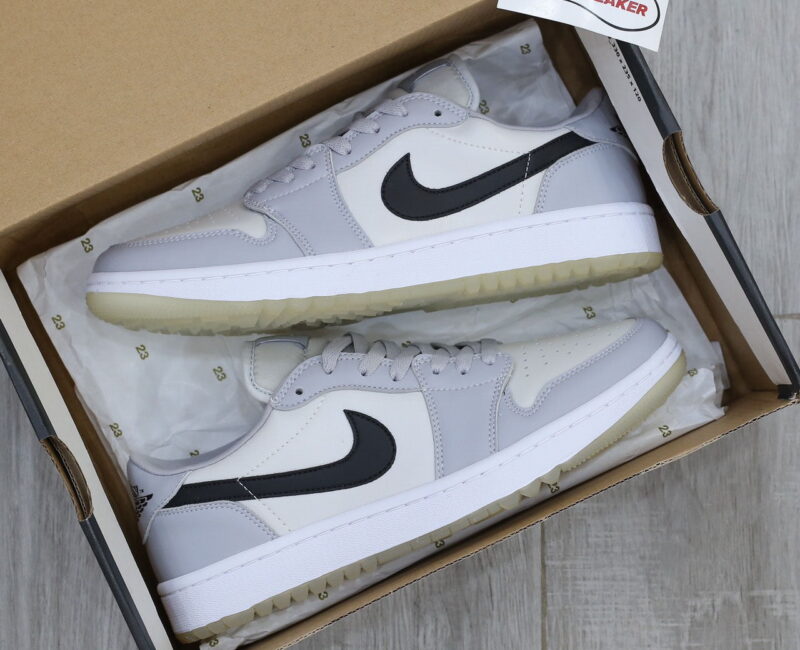 Giày Nike Air Jordan 1 Retro Low Golf ‘Wolf Grey’ Like Auth