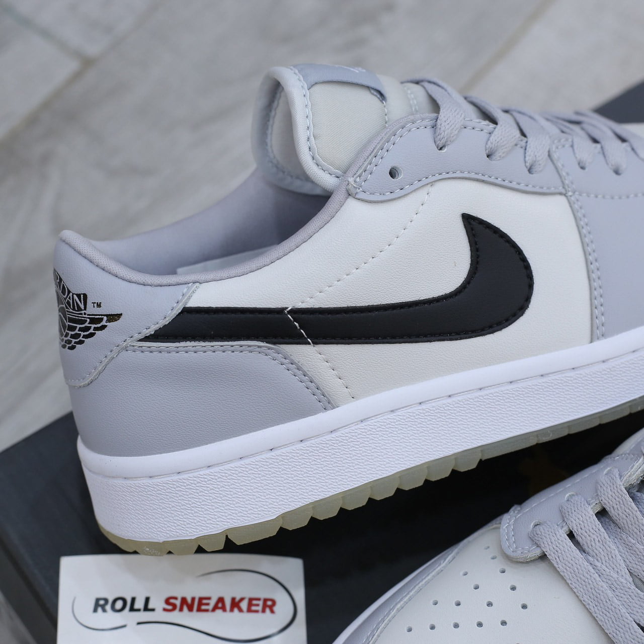 Giày Nike Air Jordan 1 Retro Low Golf ‘Wolf Grey’ Like Auth