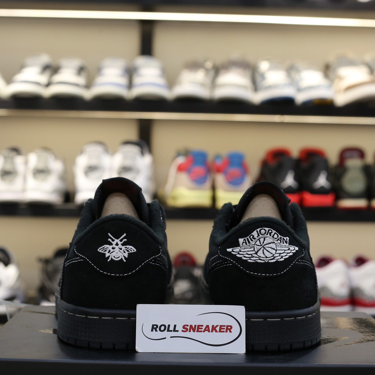 Giày Nike Air Jordan 1 Retro Low OG SP Travis Scott ‘Black Phantom’ Best Quality