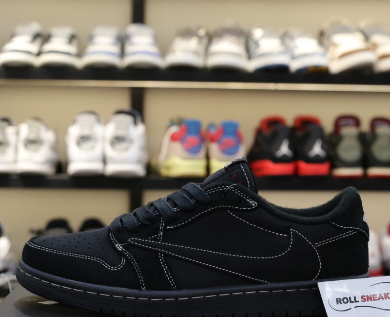 Giày Nike Air Jordan 1 Retro Low OG SP Travis Scott ‘Black Phantom’ Best Quality