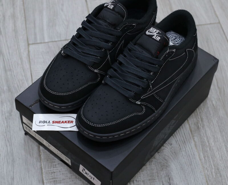 Giày Nike Air Jordan 1 Retro Low OG SP Travis Scott ‘Black Phantom’ Best Quality