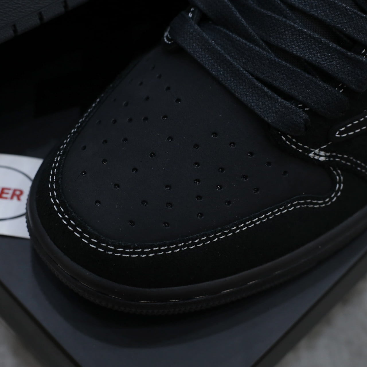 Giày Nike Air Jordan 1 Retro Low OG SP Travis Scott ‘Black Phantom’ Best Quality