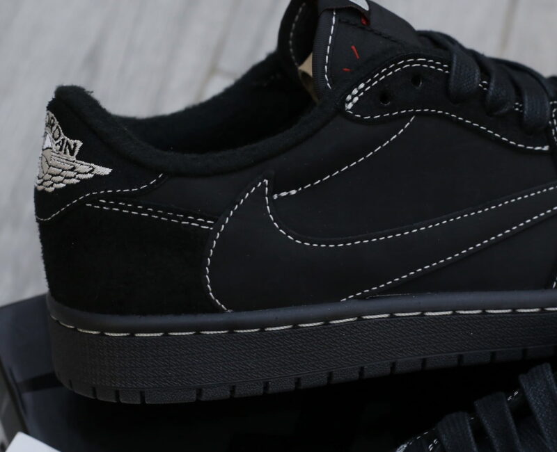 Giày Nike Air Jordan 1 Retro Low OG SP Travis Scott ‘Black Phantom’ Best Quality