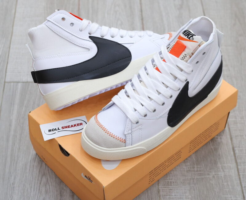 Giày Nike Blazer Mid ’77 Jumbo ‘White Black’ Like Auth