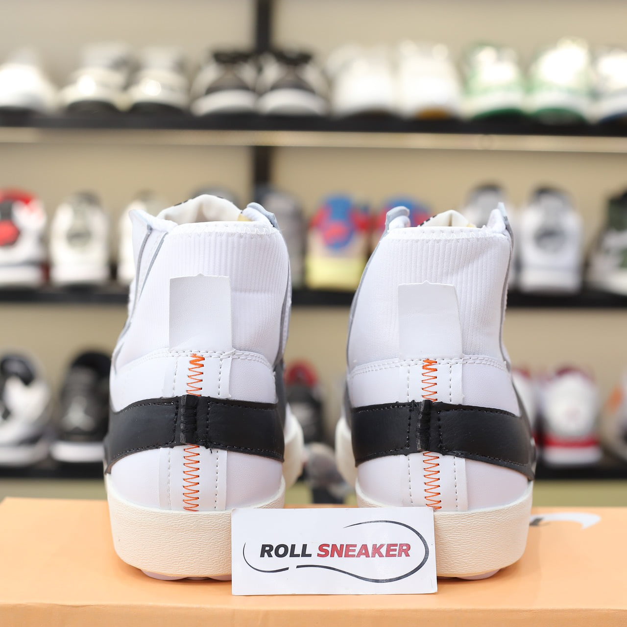 Giày Nike Blazer Mid ’77 Jumbo ‘White Black’ Like Auth