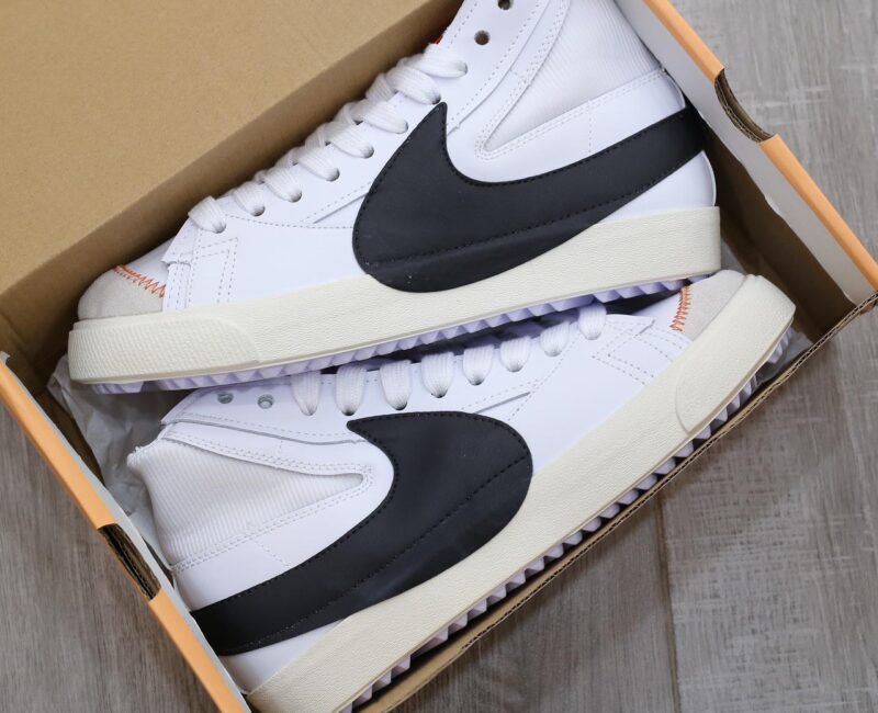 Giày Nike Blazer Mid ’77 Jumbo ‘White Black’ Like Auth