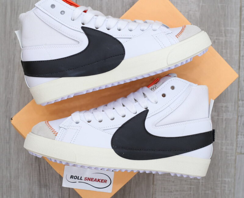 Giày Nike Blazer Mid ’77 Jumbo ‘White Black’ Like Auth