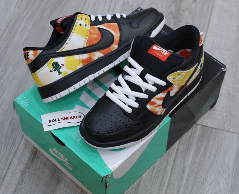 Giày Nike SB Dunk Low ‘Tie Dye Raygun Black’ Like Auth