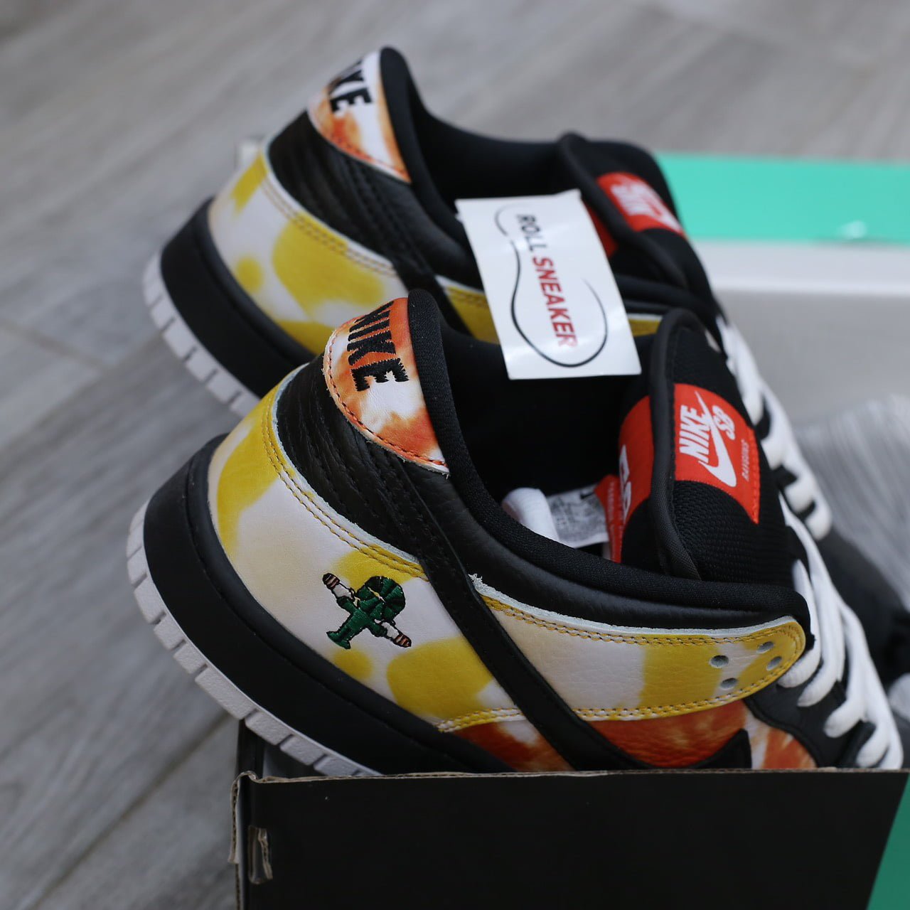 Giày Nike SB Dunk Low ‘Tie Dye Raygun Black’ Like Auth