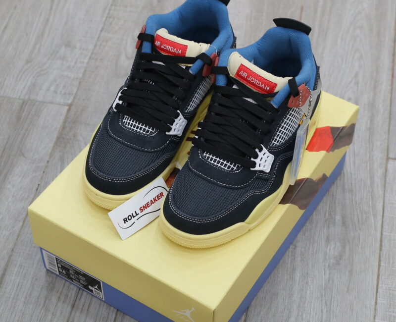 Giày Nike Union LA x Air Jordan 4 Retro ‘Off Noir’ Best Quality